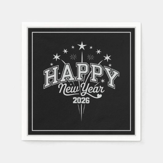 Serviette En Papier New Year (Devant)