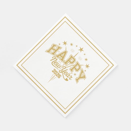 Serviette En Papier New Year (Coin)