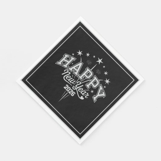 Serviette En Papier New Year (Coin)