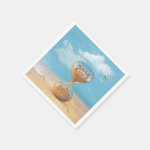 Serviette En Papier New Year 2026 Sand Timer With Starfish (Coin)