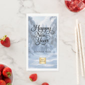 Serviette En Papier New Year winter wonderland business logo (En situation)