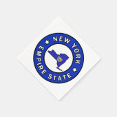 Serviette En Papier New York (Coin)
