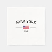 Serviette En Papier New York (Devant)