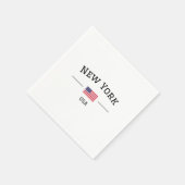 Serviette En Papier New York (Coin)