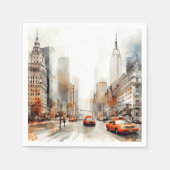 Serviette En Papier New York (Devant)