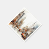 Serviette En Papier New York (Coin)