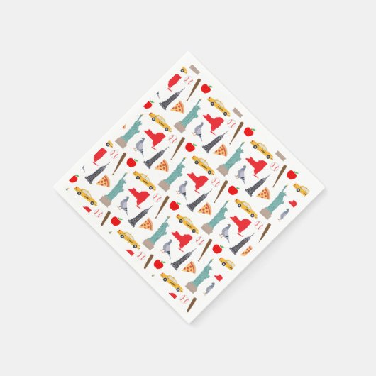 Serviette En Papier New York (Coin)