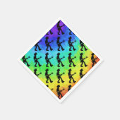 Serviette En Papier New York Boogie Nights Guitare Rainbow (Coin)