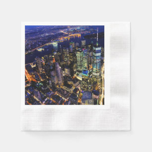 Serviette En Papier New York City, Manhattan, États-Unis paysage urbai