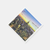 Serviette En Papier New York City Manhattan Skyline (Coin)
