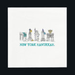 Serviette En Papier New York Hanoukka Chanukah NYC Fêtes juives<br><div class="desc">Les serviettes sont une illustration originale des bâtiments de New York "habillés" pour Hanoukka ! Cette illustration de Chanukah est également disponible sur d'autres produits. Ne vois-tu pas ce que tu cherches ? Vous avez besoin d'aide pour la personnalisation ? Contactez Rebecca pour avoir quelque chose conçu pour vous.</div>
