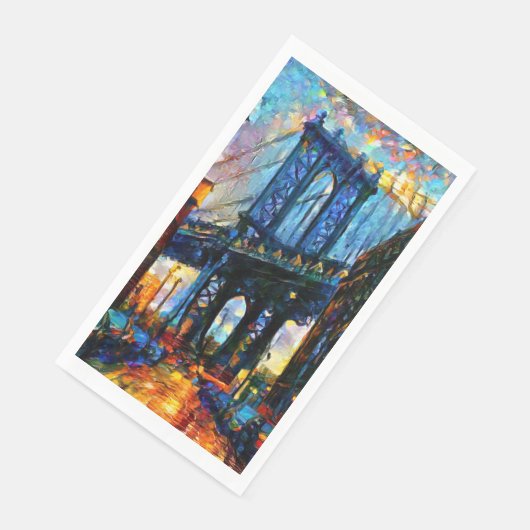 Serviette En Papier New York - Papier Serviettes d'hôtes (Coin)