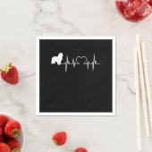 Serviette En Papier Newfie | Heartbeat Newfoundland | Cute Newfie (En situation)