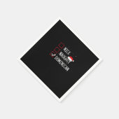 Serviette En Papier Nice Naughty Dominican Christmas List (Coin)