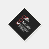 Serviette En Papier Nice Naughty Insuffisant Preuve Noël Drôle (Coin)
