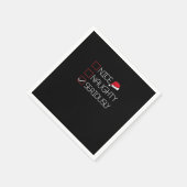 Serviette En Papier Nice Naughty Seriously Christmas Modern Style (Coin)