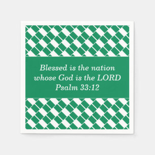 Serviette En Papier NIGERIA FLAG Christian