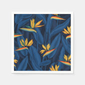Serviette En Papier Night bird of Paradise garden 2 (Devant)