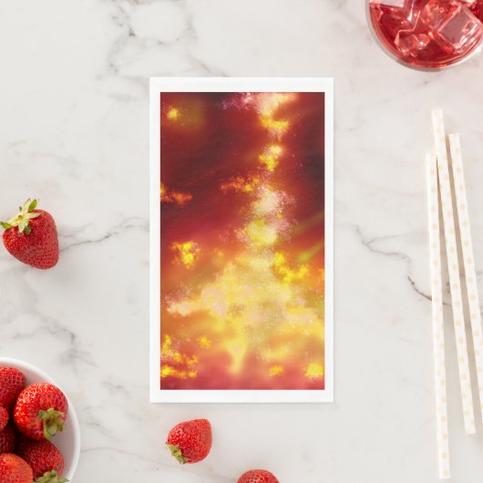 Serviette En Papier Night Sky Flare (En situation)