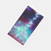 Serviette En Papier Night Sky Neon Lumières Napkin (Coin)