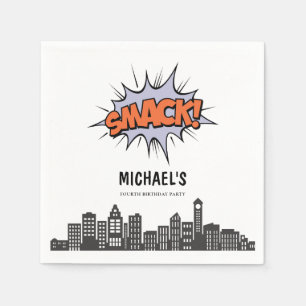 Serviette En Papier N'importe quel âge Comics Livre Superhero Annivers