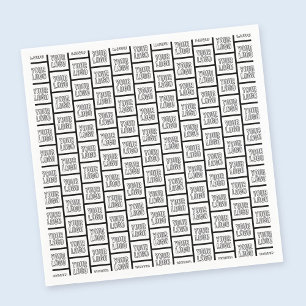 Serviette En Papier N'importe quel Motif de répétition de logo ou d'im