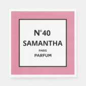 Serviette En Papier N'IMPORTE QUELLE ANNÉE Design Bouteille de parfum (Devant)