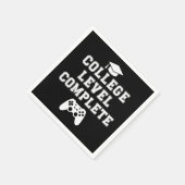 Serviette En Papier Niveau collégial Complet Graduation Gamer Jeu (Coin)