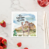 Serviette En Papier No Drama Llama Funny Description (En situation)