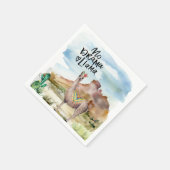 Serviette En Papier No Drama Llama Funny Description (Coin)