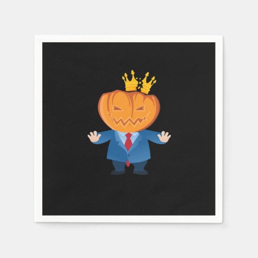 Serviette En Papier No Kings - Trumpkin Citrouille Classic (Devant)