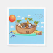 Serviette En Papier Noah's Ark (Devant)
