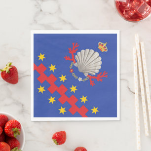 Serviette En Papier Nobile Contrada del Nicchio (Coquillage)