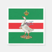 Serviette En Papier Nobile Contrada dell' Oca (Oie) Palio (Devant)