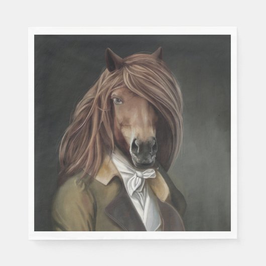 Serviette En Papier Noble Beasts - Dandy Horse (Devant)