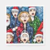 Serviette En Papier Noël (Devant)