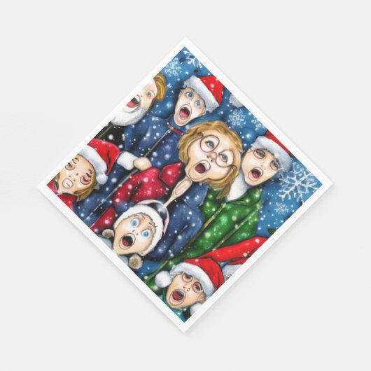 Serviette En Papier Noël (Coin)