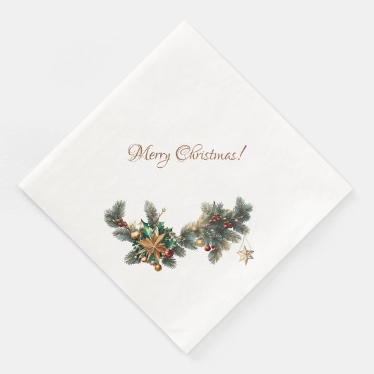 Serviette En Papier Noël (Coin)