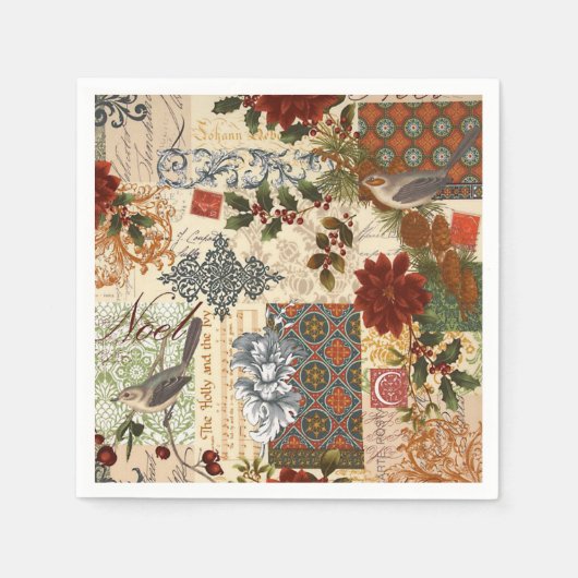 Serviette En Papier Noel (Devant)