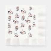 Serviette En Papier Noël (Devant)