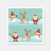 Serviette En Papier Noël (Devant)