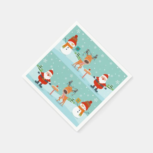 Serviette En Papier Noël (Coin)