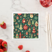 Serviette En Papier Noël (En situation)