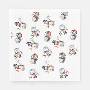 Serviette En Papier Noël