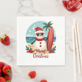 Serviette En Papier noël (En situation)