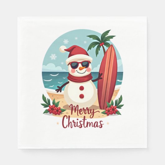 Serviette En Papier noël (Devant)