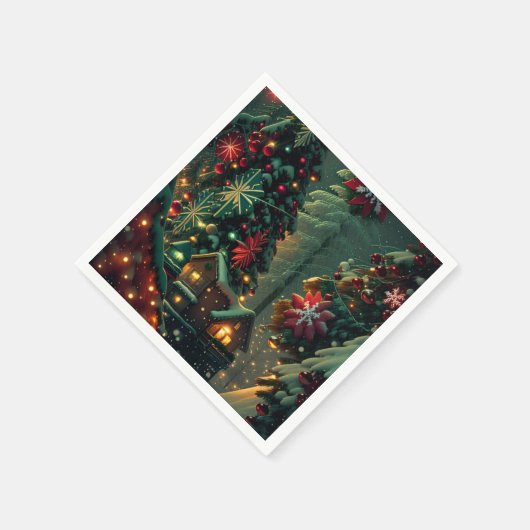 Serviette En Papier Noël (Coin)