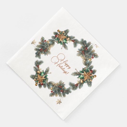 Serviette En Papier Noël (Coin)