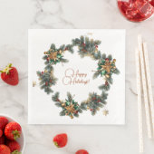 Serviette En Papier Noël (En situation)