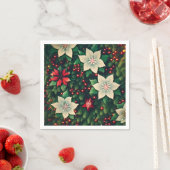 Serviette En Papier Noël (En situation)